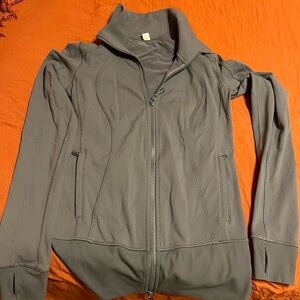 lululemon athletica Gray Zip-Up Hoodie